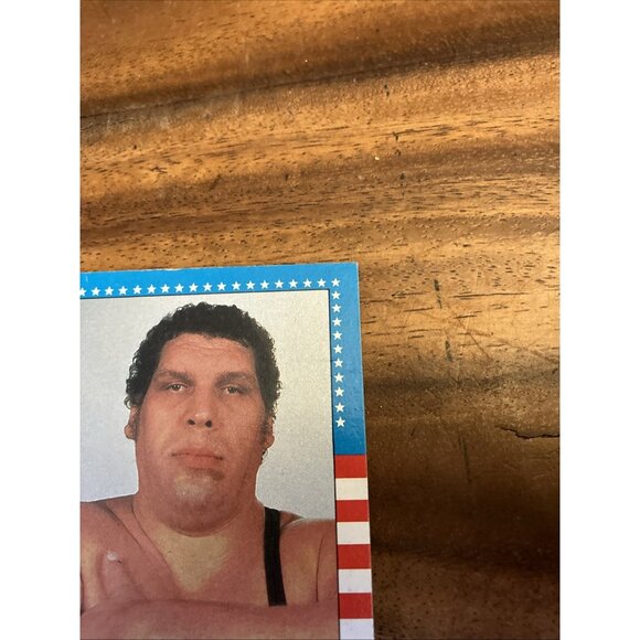 Topps 1987 Vintage WWF Trading Card Wrestling WWE #2 Andre the Giant - Picture 6 of 9